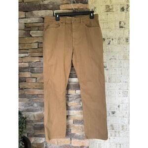 Orvis 5 Pocket Pants Mens 32x30 Brown Casual Chino Straight Outdoor